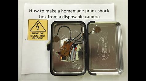 how to make an electric shock box|diy 9 volt electrical shocker.